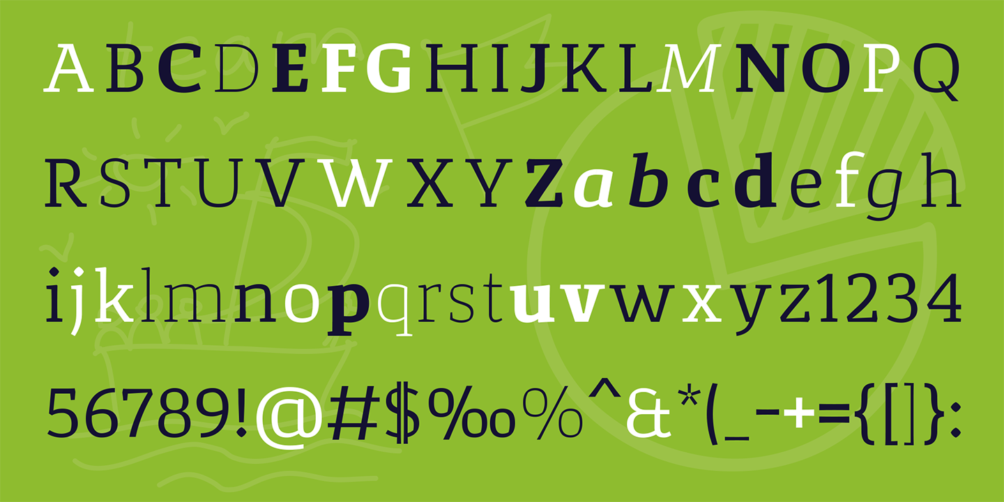 Пример шрифта Corpo Serif Medium italic